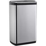 Сенсорное мусорное ведро JAH 30 л прямоугольное с внутренним ведром серебряный металлик Сенсорное мусорное ведро JAH 30 л прямоугольное с внутренним ведром серебряный металлик