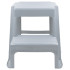 Табурет Step со ступенькой серый