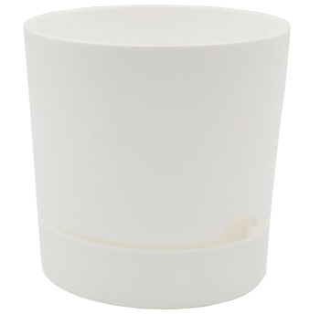 Горщик для квітів Begonya 1 л білий