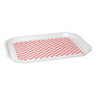 Поднос противоскользящее покрытие белый