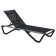 Шезлонг Papatya Wave антрацит 22, сетка антрацит 5700