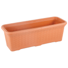 Горщик для квітів балконний Wire 12 л теракотовий 