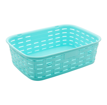 Корзина под ротанг 1,75 л бирюзовая