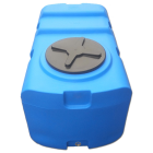 Емкость 300 л квадратная ХБП голубая