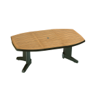 Стіл PAPATYA Магнум 1 115x195 зелений під дерево