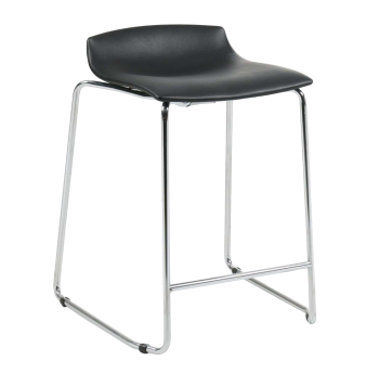 Стул барный Papatya X-Treme Sled черный