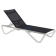 Шезлонг Papatya Wave белый 01, сетка антрацит 5700