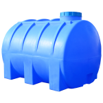 Ємність для зберігання води та рідких добрив 3000 л горизонтальна ПБ блакитна Ємність для зберігання води та рідких добрив 3000 л горизонтальна ПБ блакитна