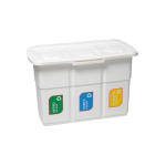 Бак для сортировки мусора 75 л Ecopat Deahome белый Бак для сортировки мусора 75 л Ecopat Deahome белый