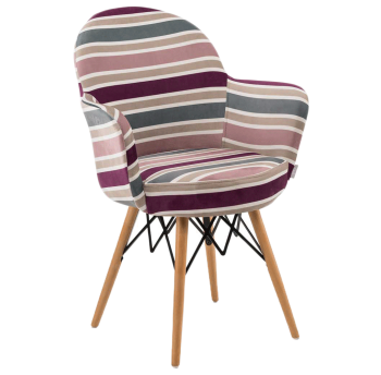 Крісло Tilia Gora-V ніжки букові, сидіння з тканиною ARTCLASS 903