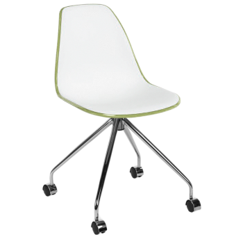 Стілець Tilia Eos-O ніжки металеві хакі - біла слонова кістка