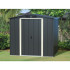 Сарай металевий ECO 202x182x181 см сірий з білим