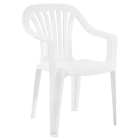 Крісло Papatya Тропік біле