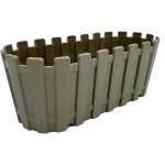 Горшок для цветов балконный Akasya 3 л серо-коричневый