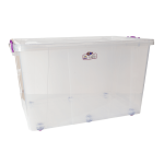 Контейнер на колесах Irak Plastik 80 л прозорий