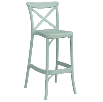 Стілець барний Tilia Capri 65 см сіро-зелений