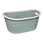 Корзина для белья GORDES 35 л зеленая