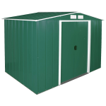 Сарай металевий ECO 262x182x191 см зелений з білим Сарай металевий ECO 262x182x191 см зелений з білим