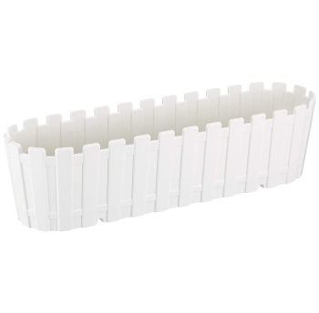 Горшок для цветов балконный Akasya 9 л белый