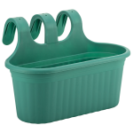 Горшок для цветов балконный подвесной Camellia 6,5 л зеленый Горшок для цветов балконный подвесной Camellia 6,5 л зеленый