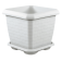 Горшок для цветов с поддоном Hisar 74,3 л белый