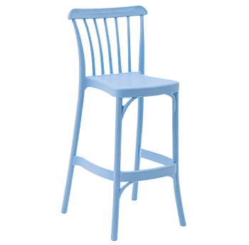 Стілець барний Tilia Gozo 65 см світло-синій