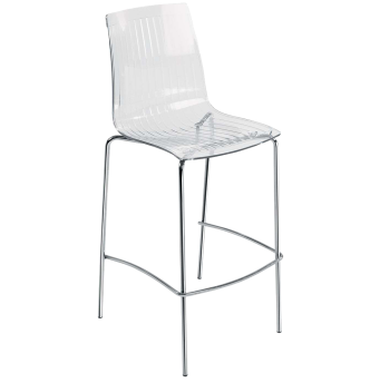 Стілець барний Papatya X-Treme BSL прозоро-чистий