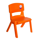 Стілець дитячий Irak Plastik Jumbo №1 помаранчевий