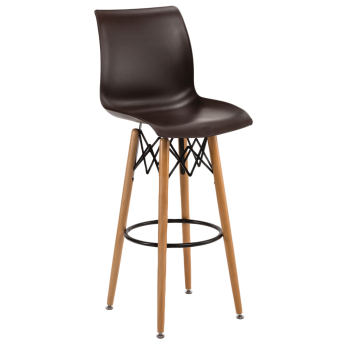 Стул барный Tilia Laser-V ножки буковые венге