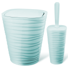 Набір для ванної кімнати Planet Welle 2 предмета сіро-блакитний