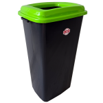 Бак для сортировки мусора 70 л Planet "Стекло" антрацитовый-зеленый Бак для сортировки мусора 70 л Planet "Стекло" антрацитовый-зеленый