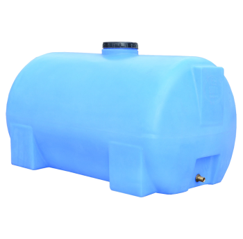 Бак 200 л горизонтальный ГО ПБ голубой