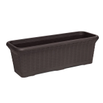 Горшок для цветов балконный Wire 12 л антрацитовый Горшок для цветов балконный Wire 12 л антрацитовый