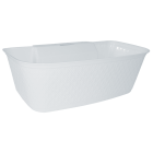 Мусорник для кухни навесной белый