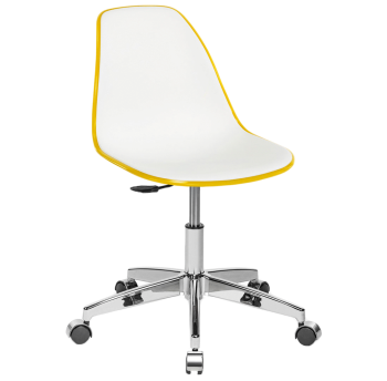 Стул офисный Tilia Eos-Office желтый - белая слоновая кость