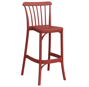 Стул барный Tilia Gozo 75 см терракотовый