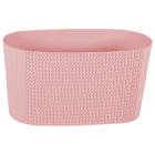 Горшок для цветов балконный с дренажем Sumela 4,7 л светло-розовый