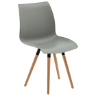 Стілець Tilia Laser-N ніжки букові сірий цемент