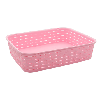 Кошик під ротанг 3 л рожевий