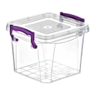 Контейнер на засувках глибокий 2,4 л прозорий