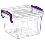 Контейнер на засувках глибокий 1,2 л прозорий