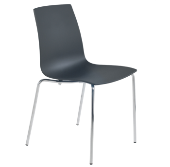 Стілець Papatya X-Treme S Pro антрацит, ніжки хром