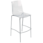 Стілець барний Papatya X-Treme BSL прозоро-чистий