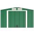 Сарай металлический ECO 202x182x181 см зеленый с белым