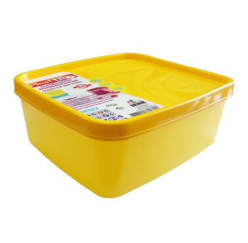 Бокс для морозильной камеры 0,65 л Alaska желтый