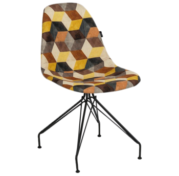 Стул Tilia Eos-X сиденье с тканью, ножки металлические крашеные SIESTA 301 