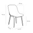Стілець Tilia Shell-W вугільний