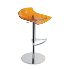 Стул барный Papatya X-Treme B прозрачно-оранжевый