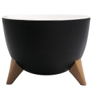 Горщик для квітів Ufo 2 л чорний