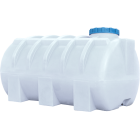 Ємність для дизельного палива 1000 л горизонтальна ГО ПБ біла